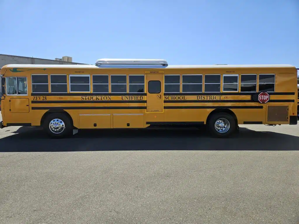 California officials announce plans to spend $500 million on next-gen electric school buses for students