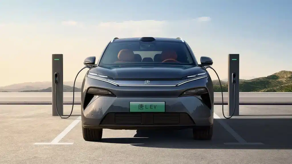 BYD’s EV charger sets a new EV fast charging record, as the BYD charger eliminates range anxiety by adding 400 km of range in just five minutes