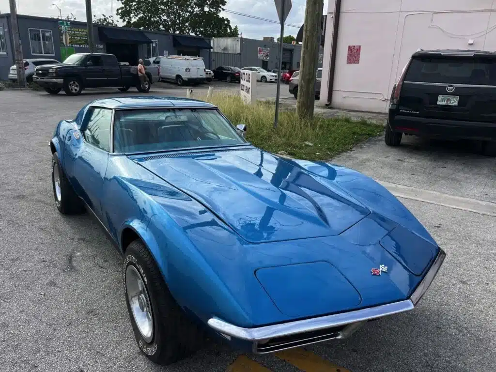 A man in Florida was left his late father’s 1968 Chevrolet Corvette, but decided to part with the classic car due to a lack of space