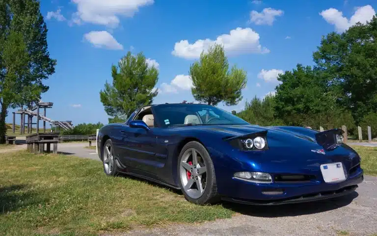 Paul McCartney drives a C5 Corvette