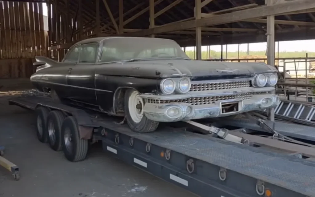 A stunning and well-preserved 1959 Cadillac Coupe DeVille was recently unearthed in a dusty barn where it had spent the last 20 years