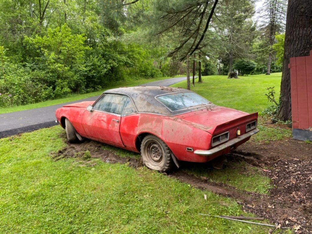 Owner served in the US Army so left their 1968 Chevrolet Camaro parked for 40 years and has now just sold it for $1