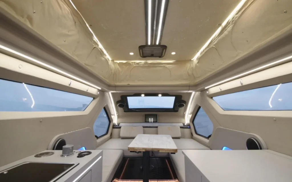 This Chinese camper looks like a yacht on wheels - the Lidu Aquila 360 packs smart tech, luxury design, and car-grade engineering into one sleek RV