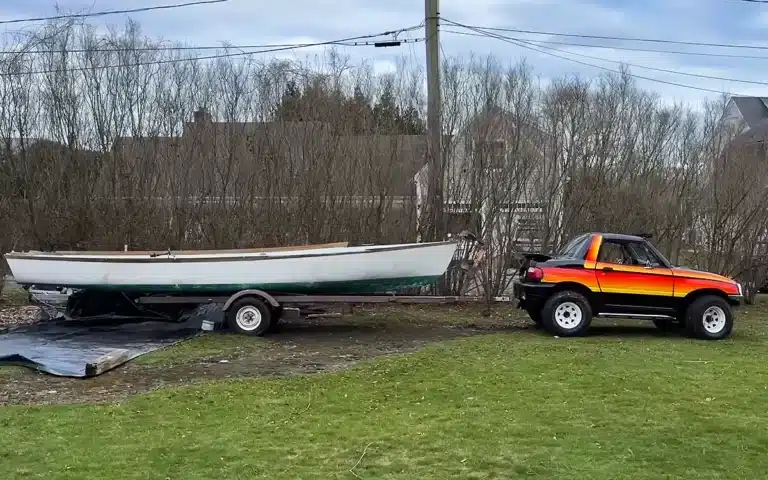 camper on free trailer without spending money