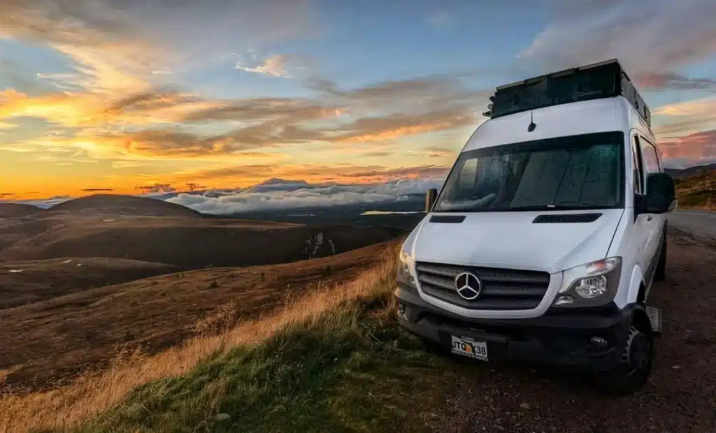 couple driving around the world in a camper van took on the Darien Gap