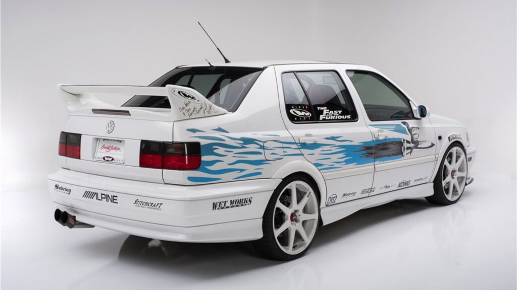 car from Fast and Furious Jetta, owned by Frankie Muniz, Paul Walker rear