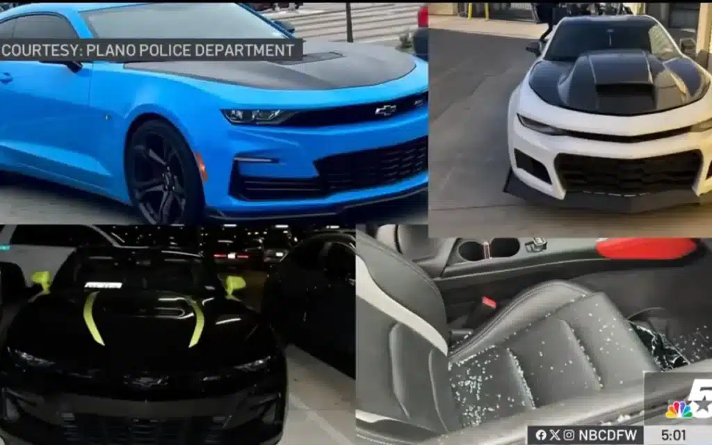 Police in Texas say they busted a car theft ring that stole dozens of vehicles, mostly Chevrolet Camaros and Corvettes, worth a whopping $1.1 million.