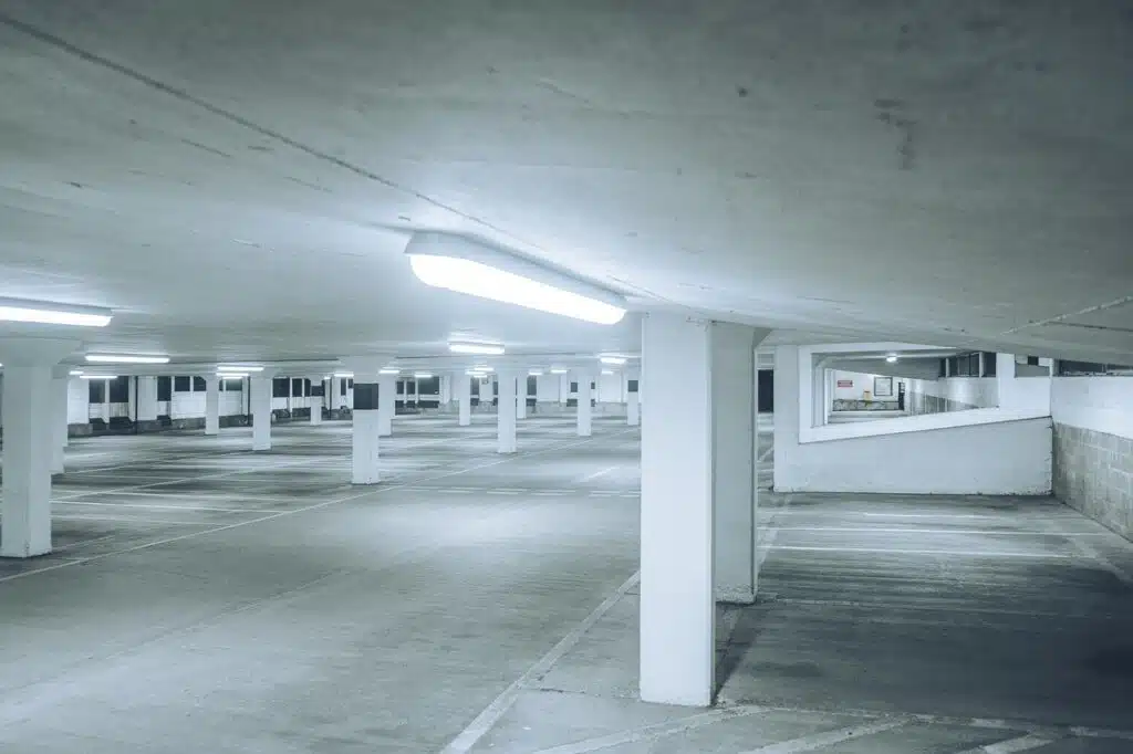 People were left fascinated by strange reason why some car parks have an area blocked off