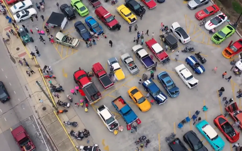 Hundreds of muscle car collectors came together to support bullied car-loving Alabama boy