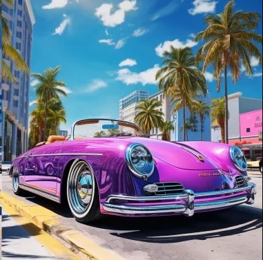American Made, Porsche in Miami