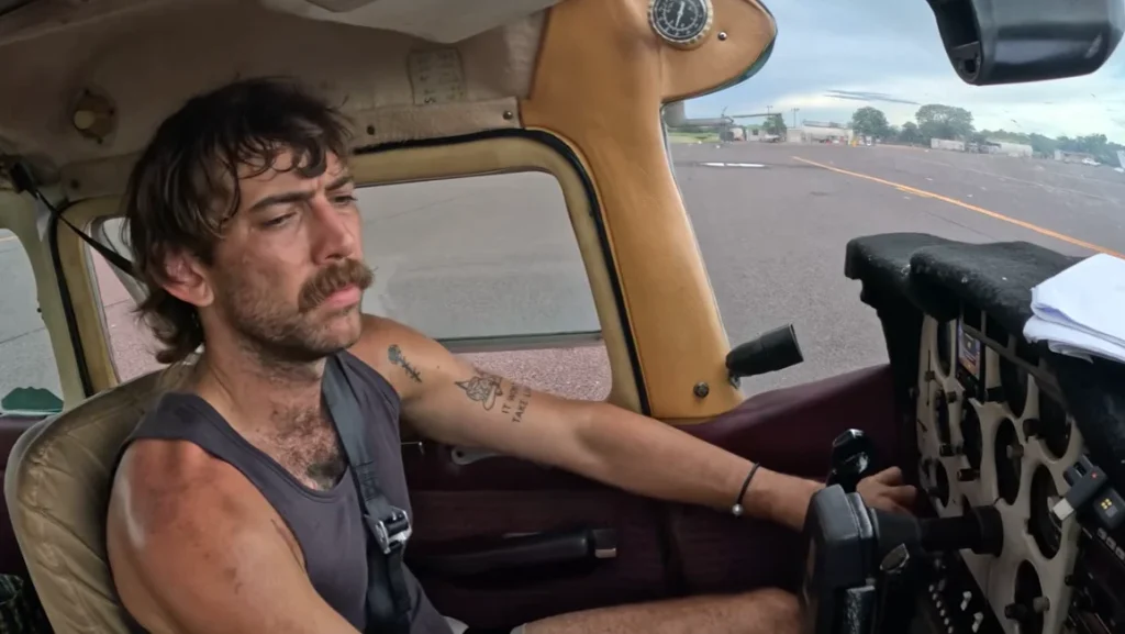 A man in remote Western Australia uses a Cessna 182P to reach a supermarket 60 miles away, turning a weekly grocery run into a short flight
