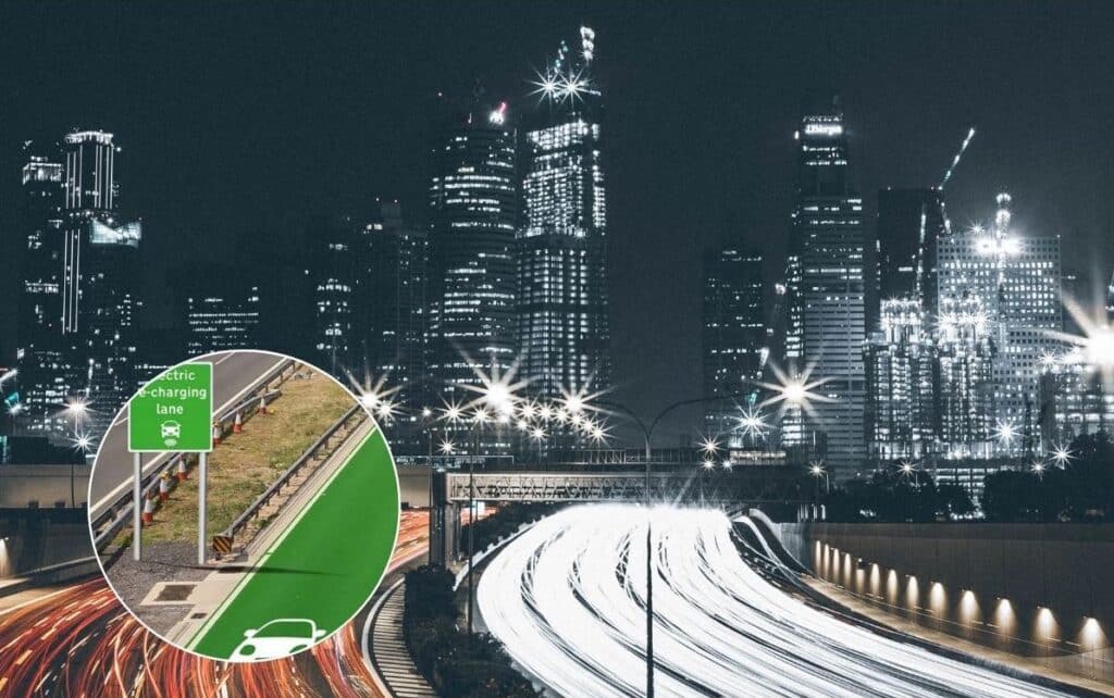 Detroit introduces charging road for electric cars