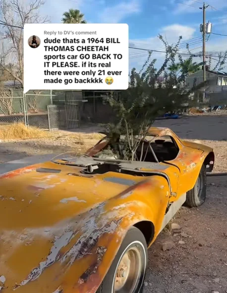 Social media users were convinced that they spotted an incredibly rare American sports car during a TikTok tour of an empty property, but then the truth was revealed