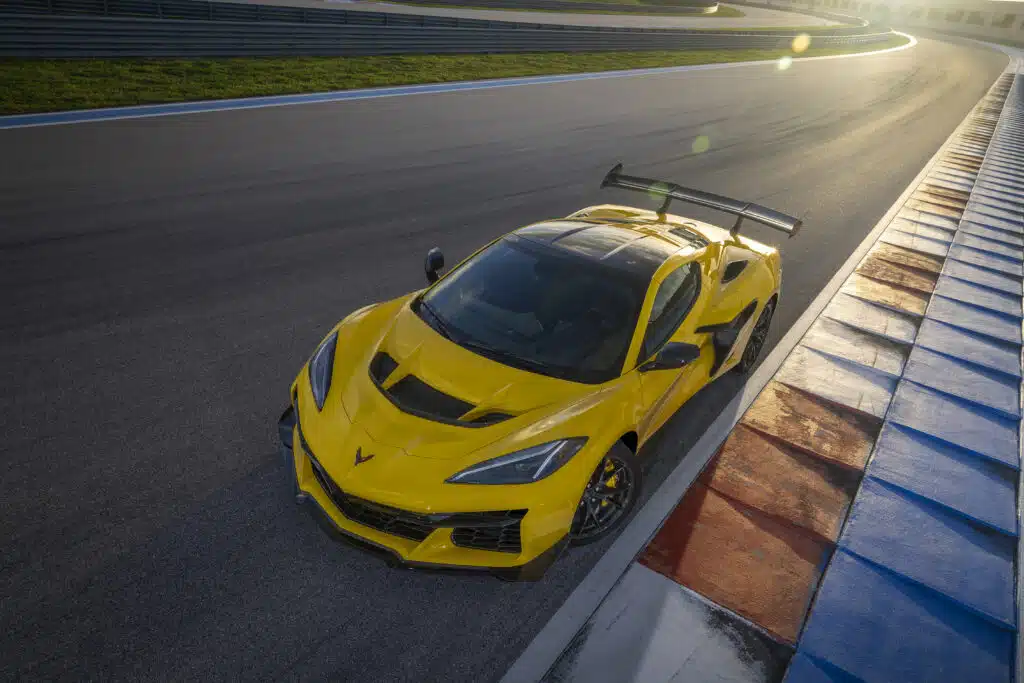 The 2026 Corvette ZR1 uses a secret sixth-gear 8,100 rpm limit to hit 233 mph, outperforming the Corvette E-Ray with Cup tires on this Chevrolet supercar