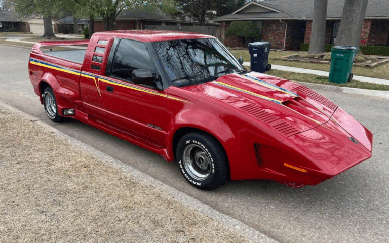 ’90s Chevy truck Shadi 2000 with bird beak body kit found on Facebook Marketplace is the product of a perplexing tale