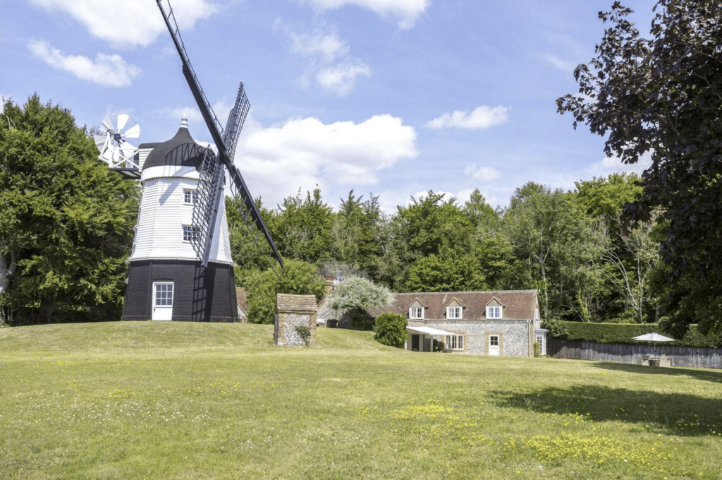 The iconic windmill used as a film location in Chitty Chitty Bang Bang is up for sale