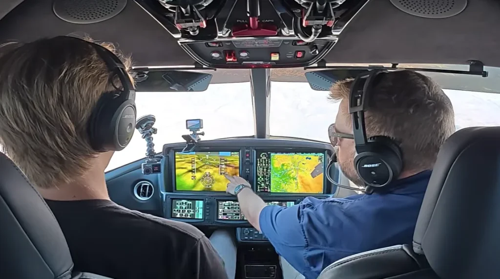 A rookie US pilot takes the controls of a $3.5 million Cirrus Vision Jet, flying and landing it himself in a once-in-a-lifetime test