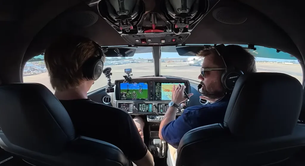 A rookie US pilot takes the controls of a $3.5 million Cirrus Vision Jet, flying and landing it himself in a once-in-a-lifetime test