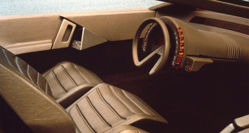 The Citroën Karin concept car steering column