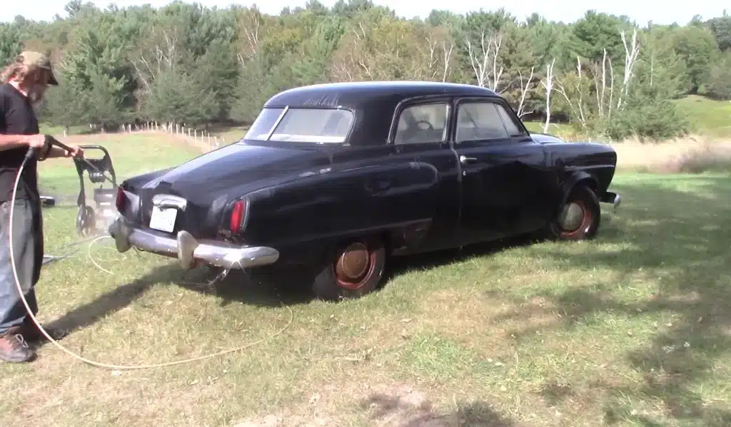 abandoned Studebaker Champion reveals surprise