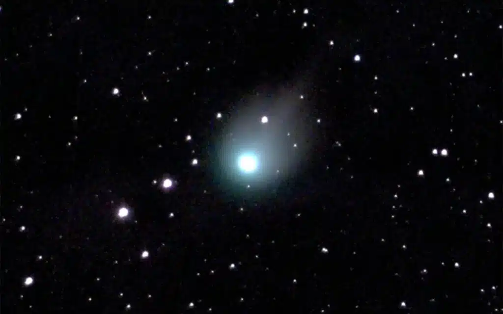 Man spots 'once in a lifetime comet' from the top of his garage roof