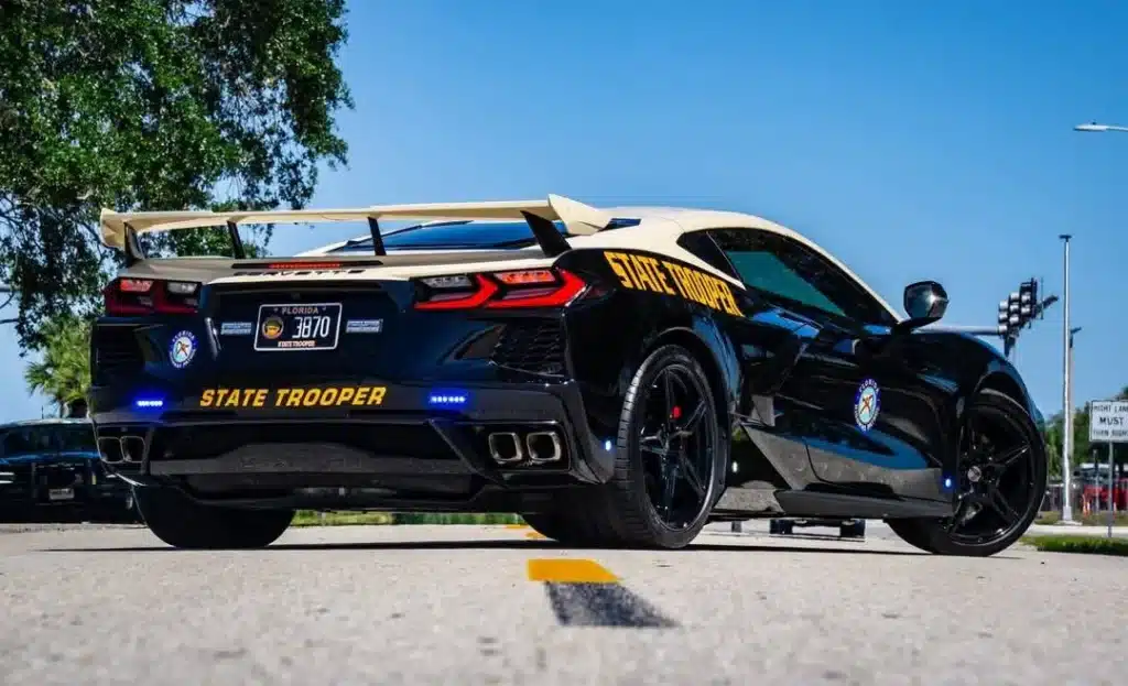 A C8 Corvette that was seized by the Florida Highway Patrol and then became a police vehicle has won America’s Best Looking Cruiser Contest
