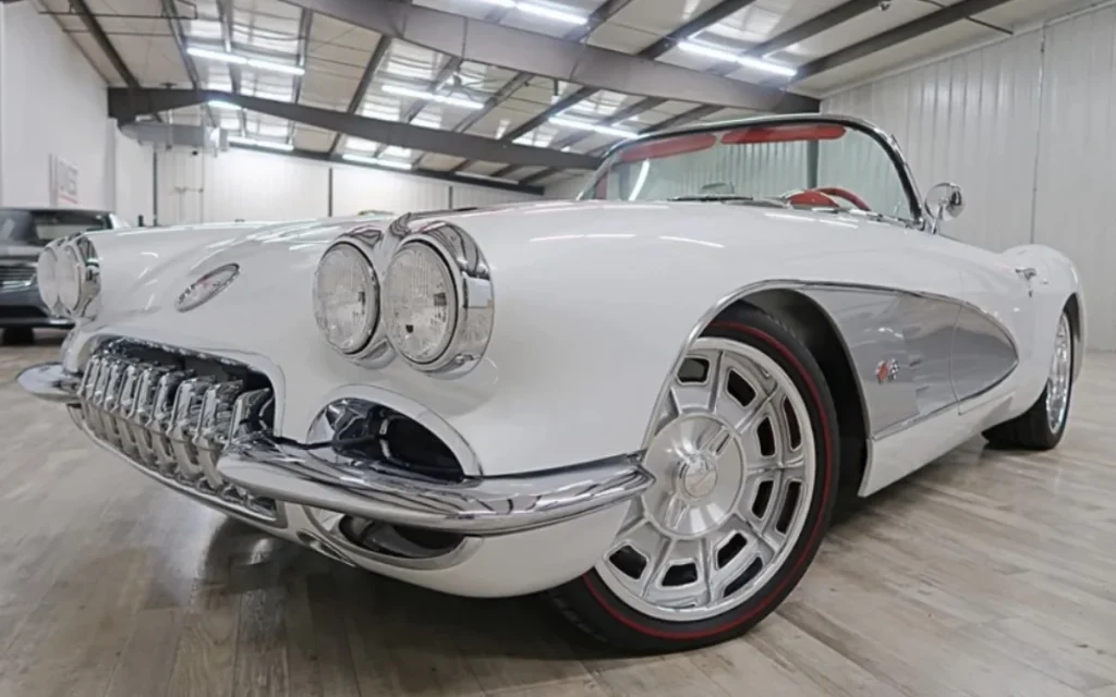 Check out this immaculate custom-built 1958 Corvette that was listed for sale with a $500,000 price tag