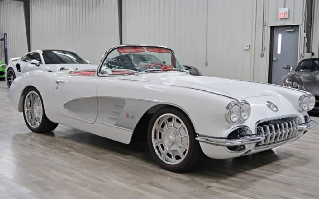 Check out this immaculate custom-built 1958 Chevrolet Corvette that was listed for sale with a $500,000 price tag