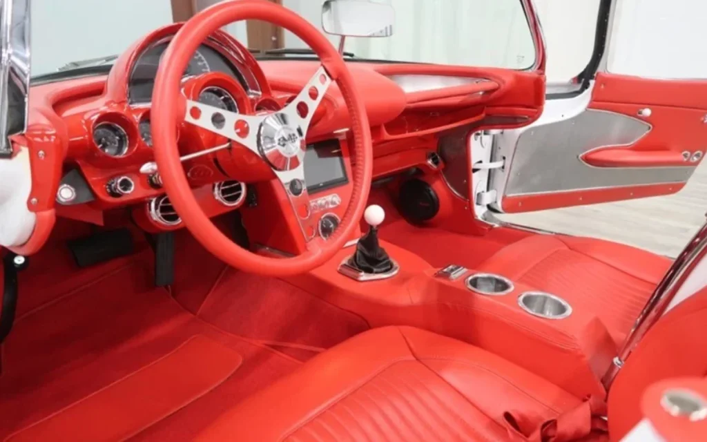 Check out this immaculate custom-built 1958 Corvette that was listed for sale with a $500,000 price tag