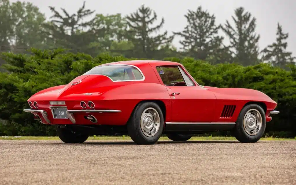 The world’s most expensive 1967 Chevy Corvette L88 - one of just 20 ever built and the only red-on-red example - remains unsold after three auctions