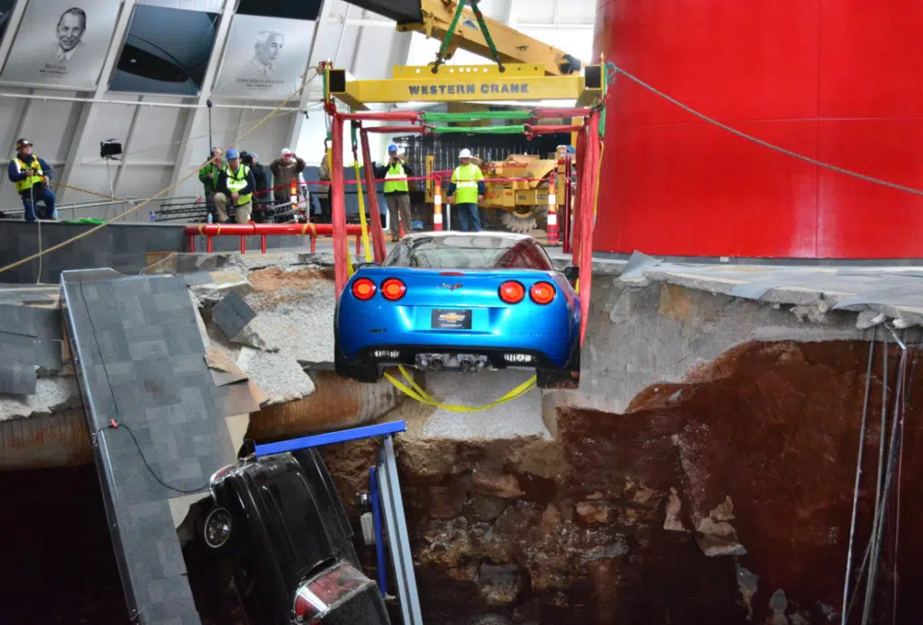 How a Kentucky sinkhole swallowed priceless Corvettes and made them into a museum display 