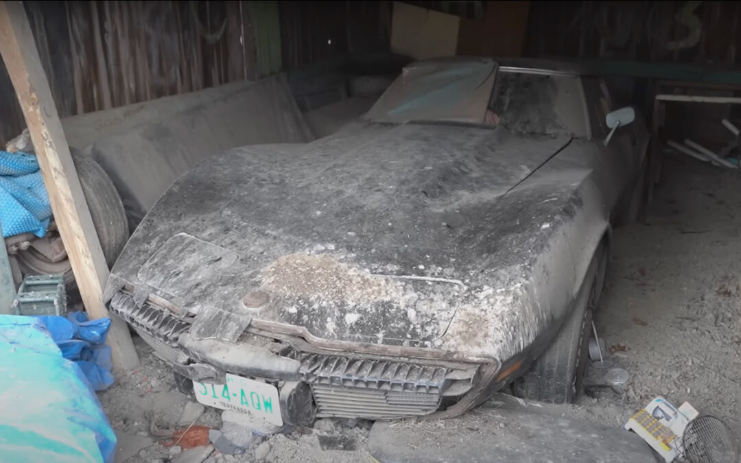 Watch Corvette Stingray get first wash in 34 years