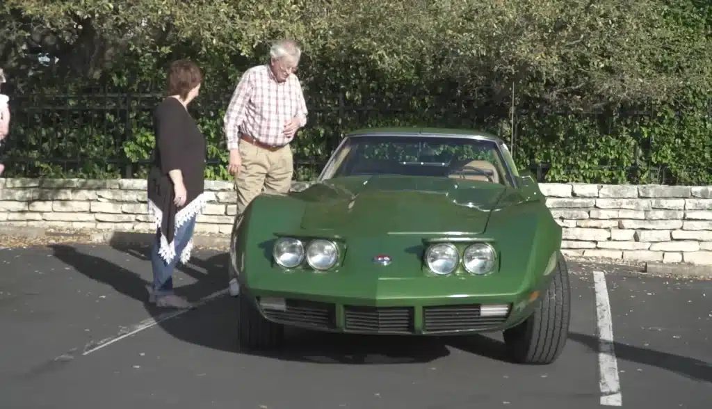 1973 corvette stingray surprise dad