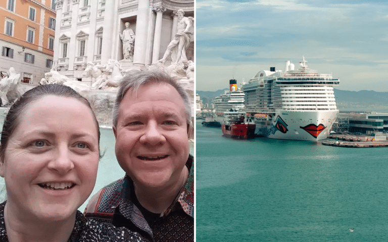 Couple lives on board cruise ship