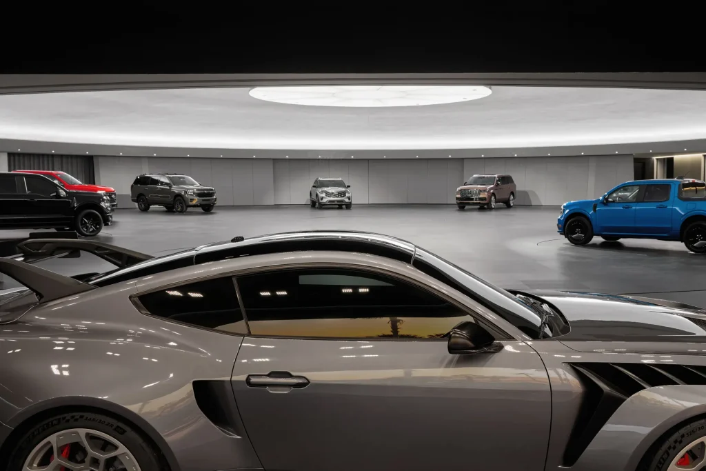 James Bond villain's lair style showroom in Fords new HQ