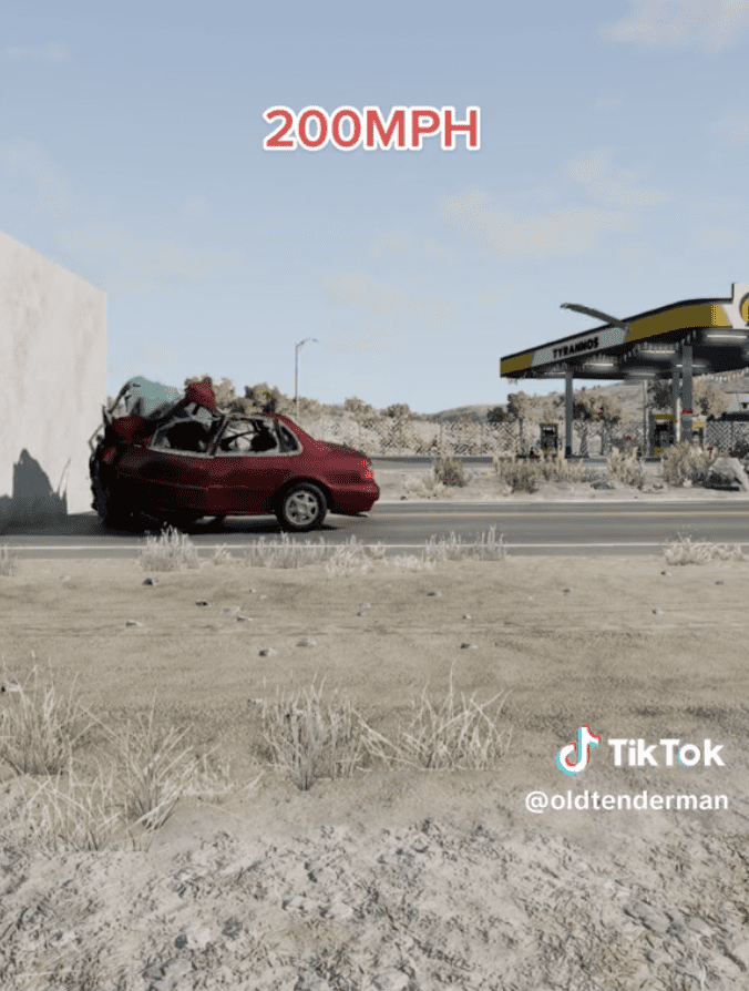 Crash test simulation