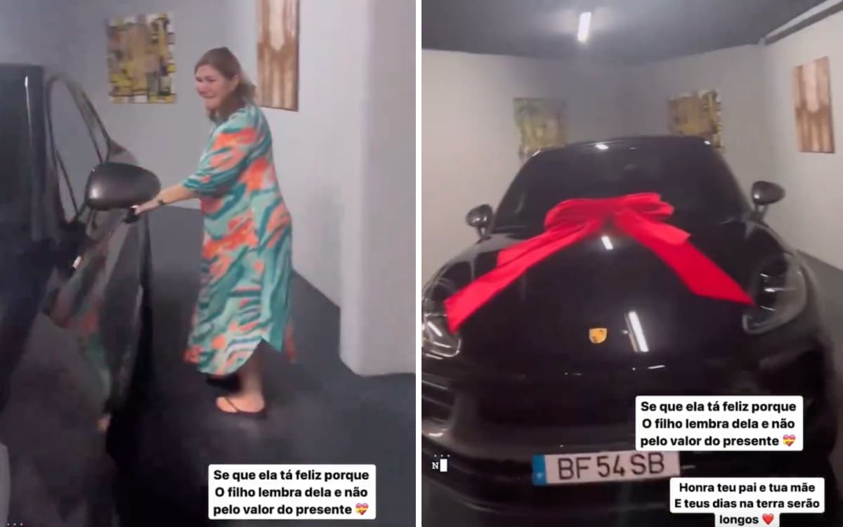 Cristiano Ronaldo surprises his mother with Porsche on her birthday
