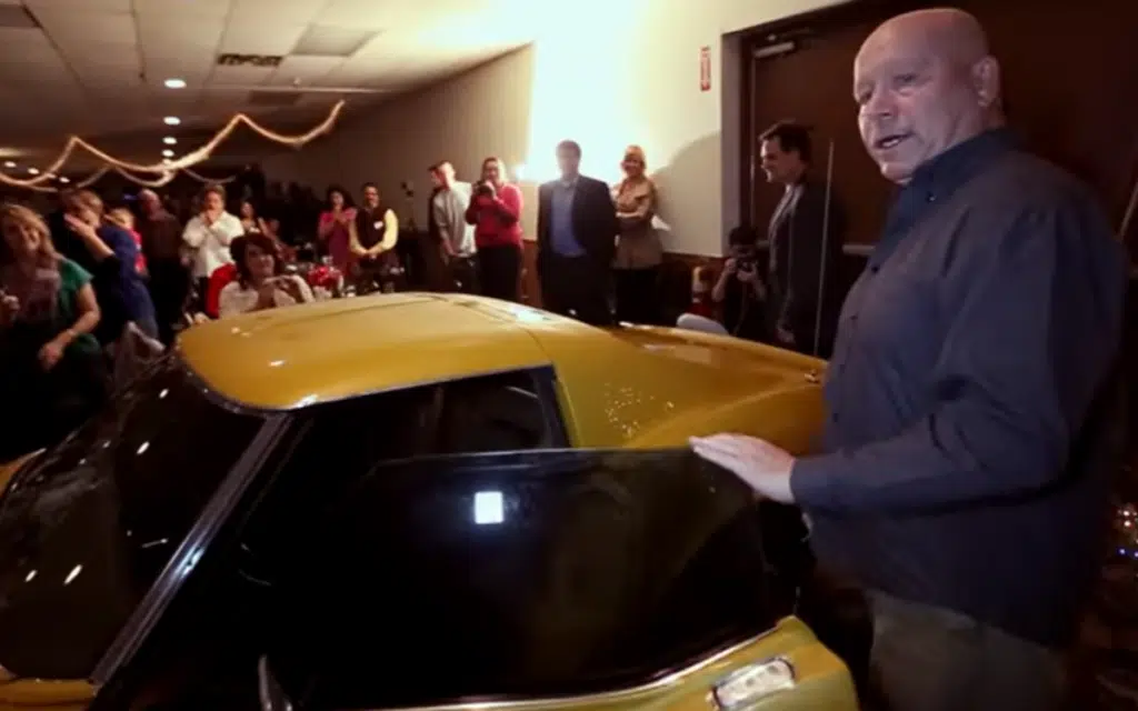 Employee gets surprise of a lifetime after 40 years of dedication with 1972 Chevrolet Corvette
