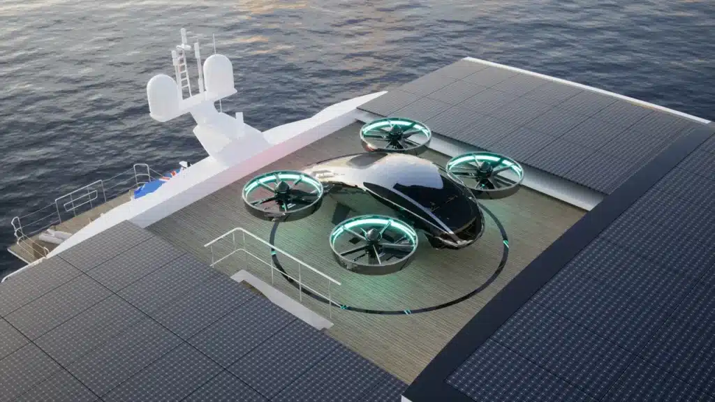 Electric superyachts and flying cars combine to create vehicle of the future