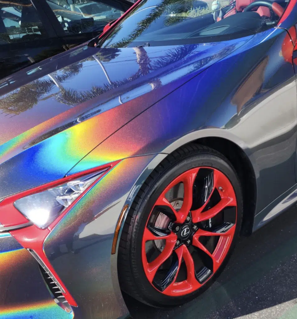 This custom-wrapped Lexus LC 500 looks like it was designed by a child who loves space