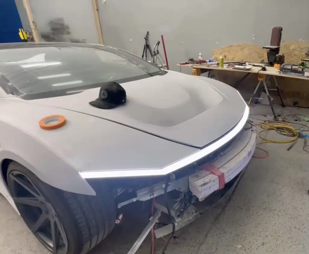 Tesla Model 3 converted into one-off CyberRoadster