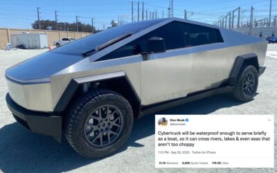 Elon Musk claims his Cybertruck will also be a BOAT