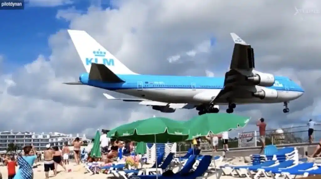 Princess Juliana International Airport on St. Marteens Island 