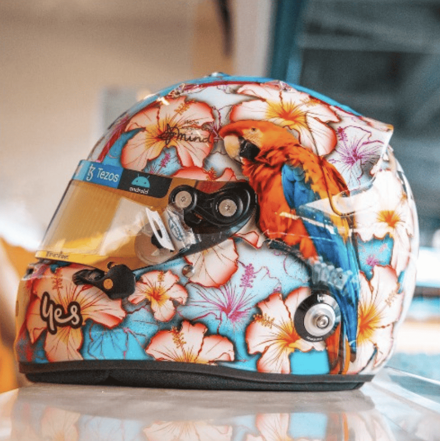 Daniel Ricciardo's Ace Ventura: Pet Detective helmet