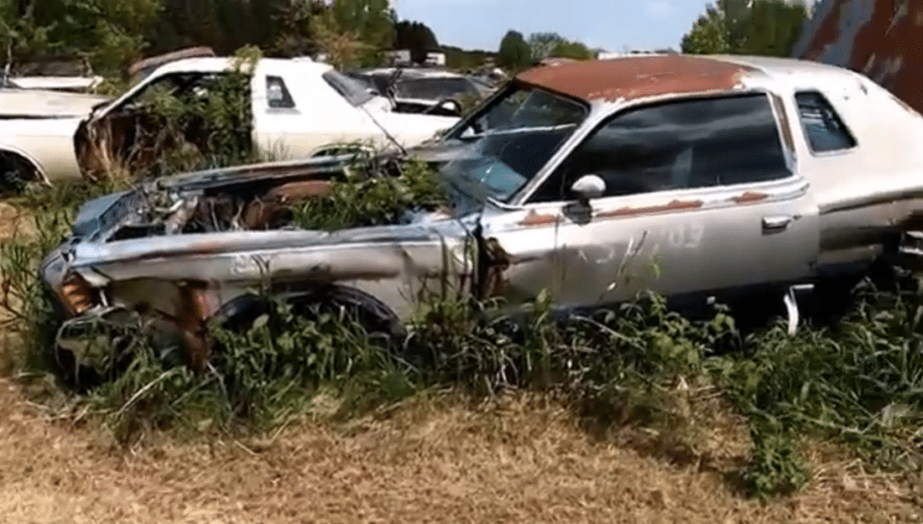 A junkyard in Wisconsin is hiding a rare 1975 Dodge Charger Daytona with a surprise