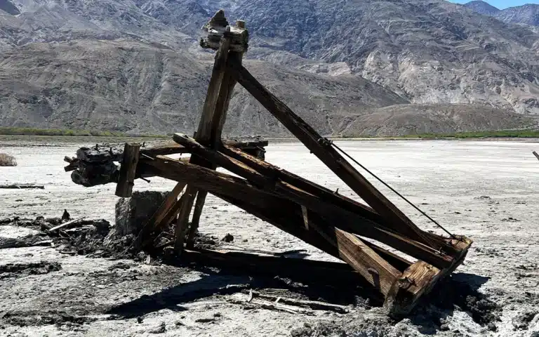 death valley landmark salt tram tower