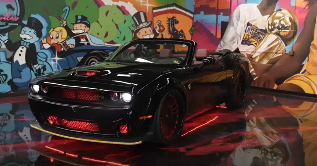 All the mods Shaquille O'Neal has made to his Dodge Hellcat Challenger for him to fit and for the car to become a beast