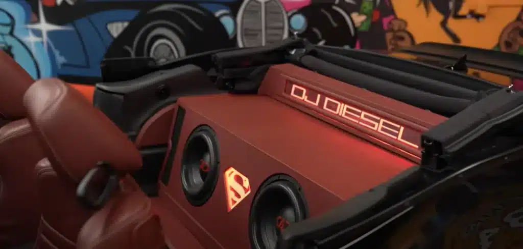 All the mods Shaquille O'Neal has made to his Dodge Hellcat Challenger for him to fit and for the car to become a beast