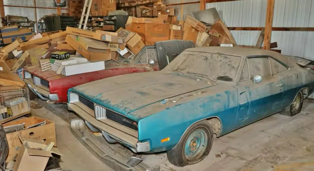 Man travels to warehouse in USA that revealed secret stash of rare Dodge Chargers