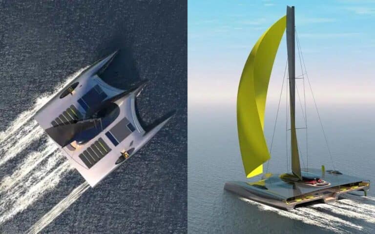 Domus trimaran yacht concept
